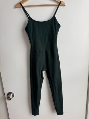 Beyond Yoga Spacedye Green Uplevel Midi Jumpsuit